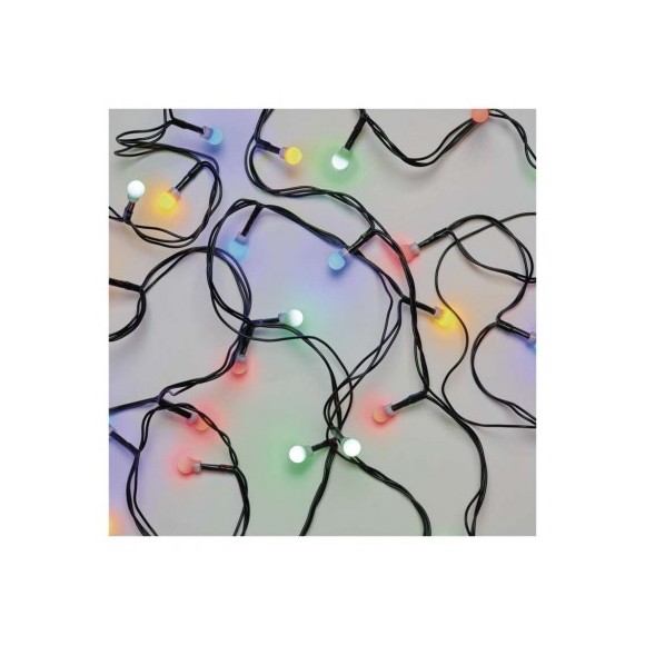 Emos D5AM04 vianočná reťaz Cherry 30m 300 LED | 6W | IP44 - multicolor časovač, zelená