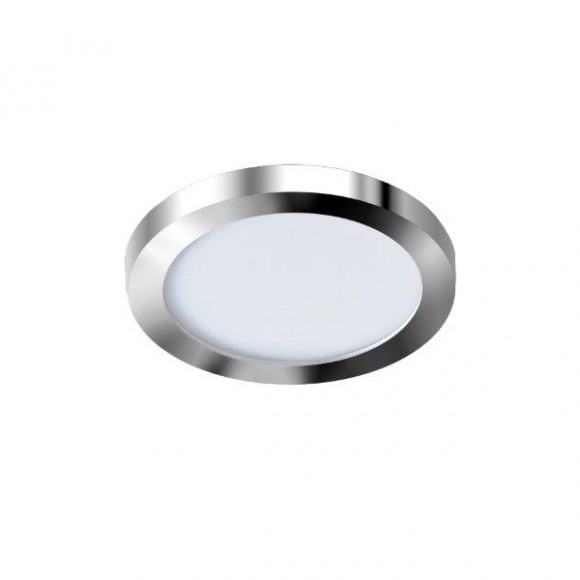 Azzardo AZ2862 LED zápustné bodové svietidlo Slim 9 Round 1x6W | 500L | 4000K | IP44 - chróm