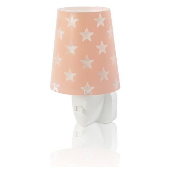 Dalber 81215S LED detská nočná orientačná lampička Stars Pink 1x0,3W  - ružová