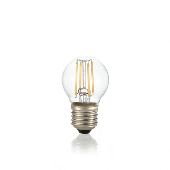 Ideal Lux 188942 LED žiarovka Filament P45 1x4W | E27 | 340lm | 3000K - stmievateľná, číra