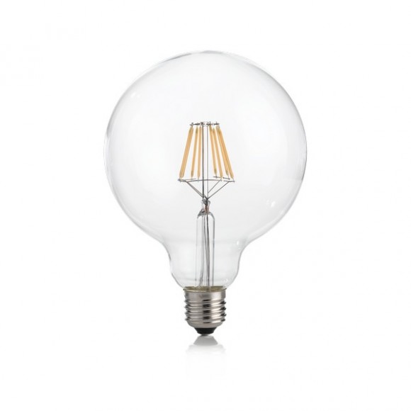 Ideal Lux 271590 LED žiarovka Globe 1x8W | E27 | 860lm | 3000K - číra