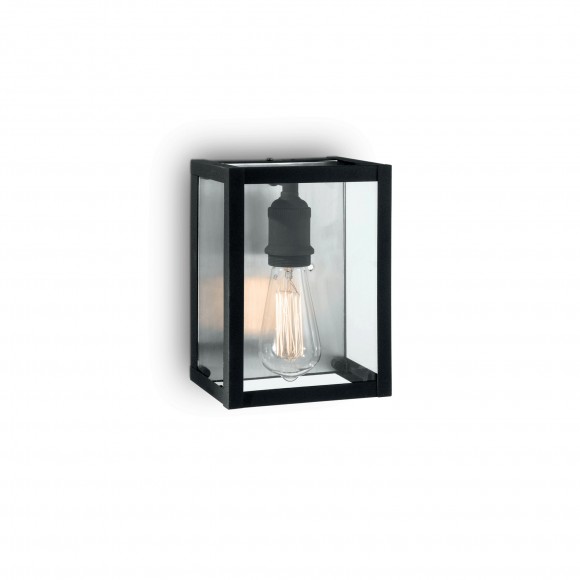 Ideal Lux 092836 nástenné svietidlo Igor Bianco 1x60W | E27 - čierna