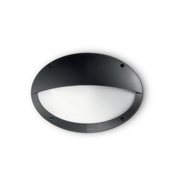 Ideal Lux 096728 vonkajšie nástenné svietidlo Maddy 1x23W | E27 | IP66 - čierne