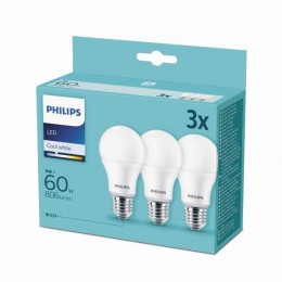 Philips 8718699694944 3x LED žiarovka 1X9W | E27 | 4000K