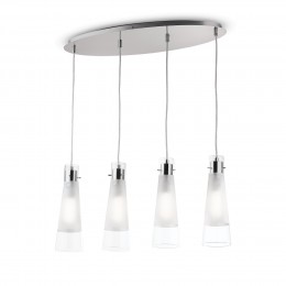 Ideal Lux 023038 luster Kuky Clear 4x40W | E27