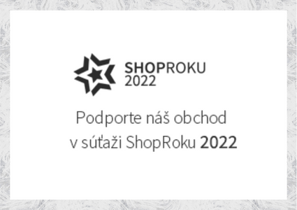 Hlasujte pre nás v obľúbenej ankete ShopRoku 2022