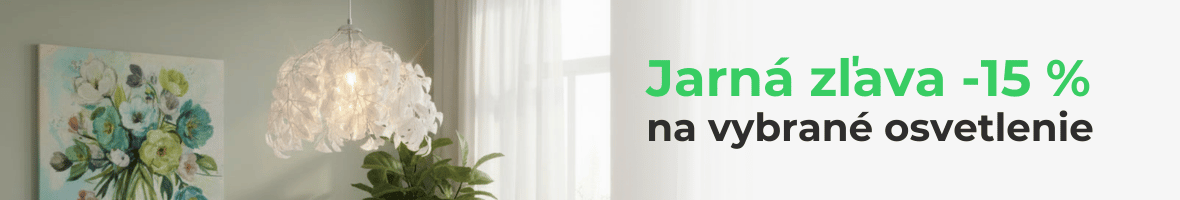Jar pod lampou – zľava 15 % nad 120 €
