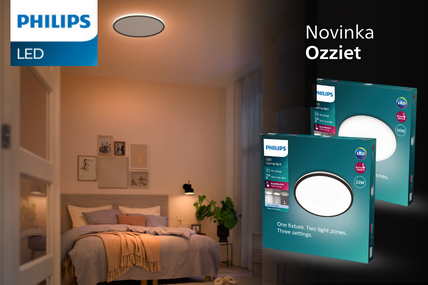 Predstavujeme vám nové stropnice Philips Ozziet s jedinečnou schopnosťou vrstveného svietenia
