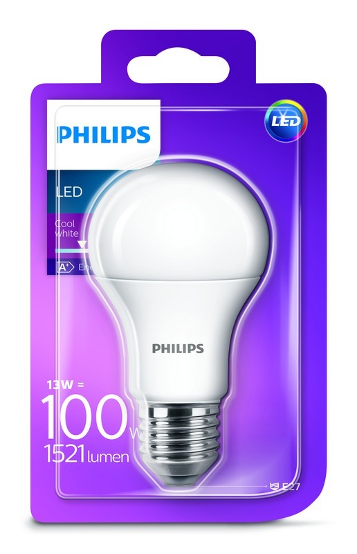 30% zľava - Philips LED žiarovka 1x13W | E27 | 4000K