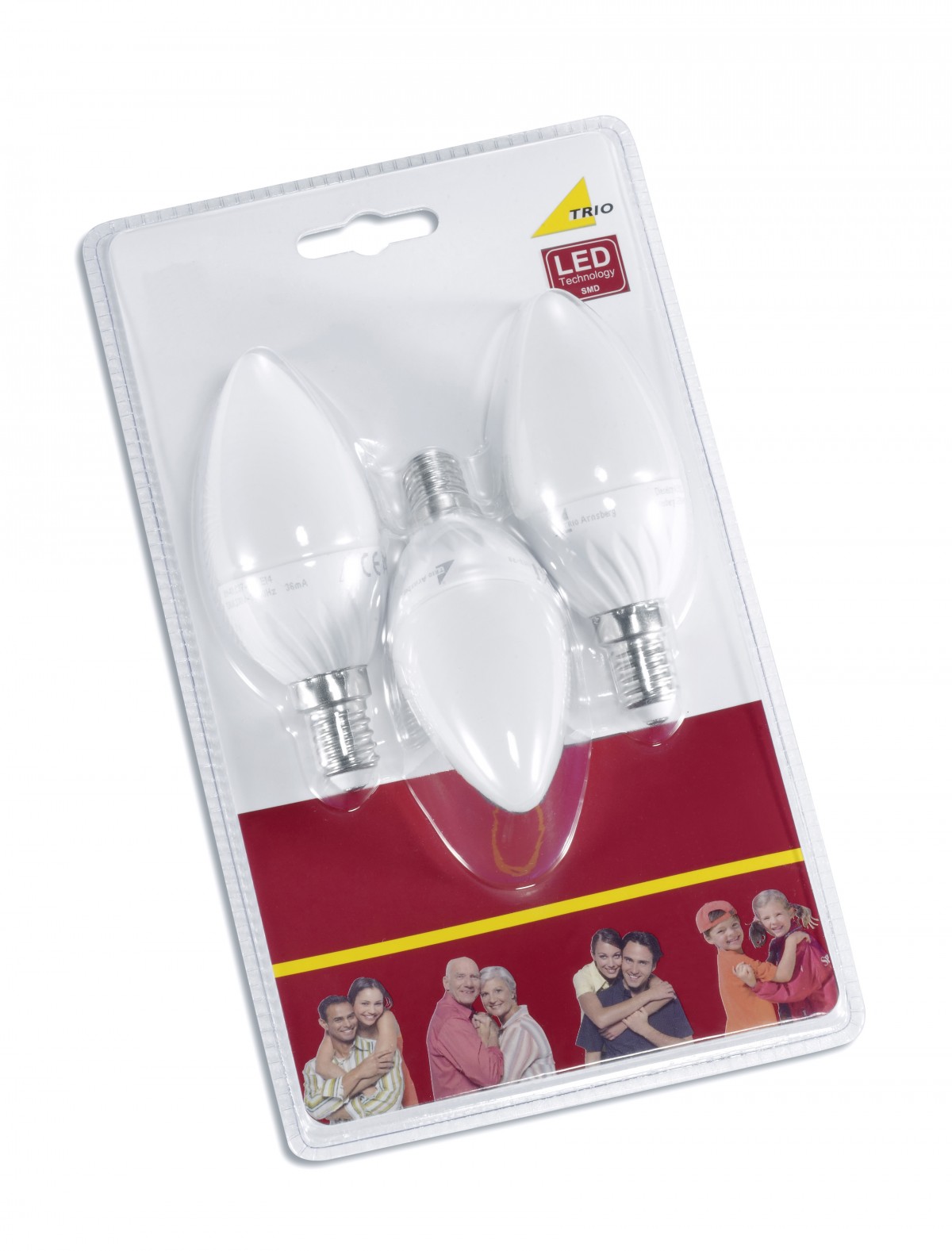 Trio 989-63 3x LED žiarovka 1x6W | E14 | 470lm | 3000K