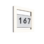 Osvetlené číslo domu