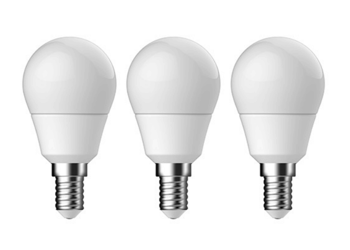 GE 93063964 3x LED žiarovka 1x5.5W | E14 | P45 | 470lm | 2700K- biela