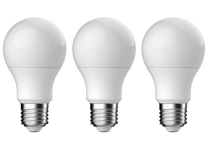 GE 93063990 3x LED žiarovka 1x7W | E27 | 470lm | 2700K- biela