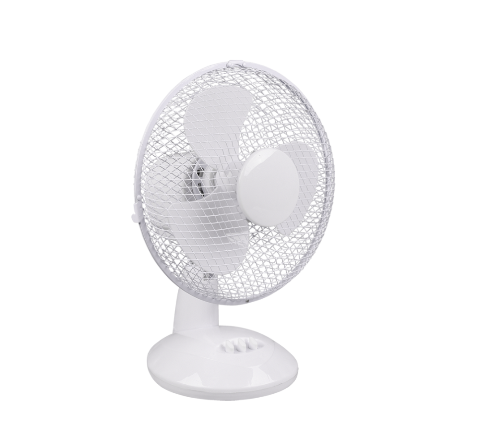 STOLOVÝ OTOČNÝ VENTILÁTOR BERGEN - NASTAVITEĽNÝ, BIELY