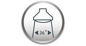 36º halogénový svetelný lúč