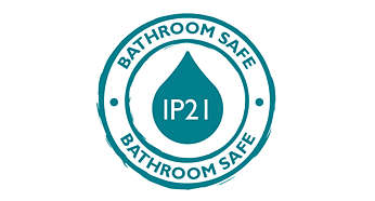 IP21, dokonale vhodné pre kúpeľňu