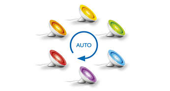 Vychutnajte si dynamické svetelné efekty synchronizované s daným okamihom