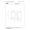 Lucide 00224/01/30 nástenné svietidlo Ruben 1x40W | E27