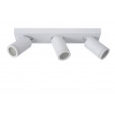 Lucide 09930/15/31 stropné bodové svietidlo 3x5W | LED GU10 | 3x320lm | 2200K / 3000K | IP44 - žiarovka je súčasťou balenia, biela, nastaviteľné, stmievateľné, CCT