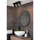 Lucide 09930/15/30 stropné bodové svietidlo 3x5W | LED GU10 | 3x320lm | 2200K / 3000K | IP44 - žiarovka je súčasťou balenia, čierna, nastaviteľné, stmievateľné, CCT