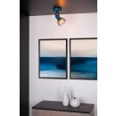 Lucide 08927/01/35 nástenná bodová lampa Pola 1x60W | E27 - modrá, nastaviteľná, stmievateľná