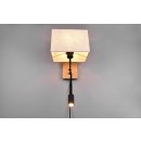 Trio T212870236 LED nástenné svietidlo NILAM E27 / integrovaný LED zdroj | 310lm | 3000K