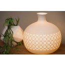 Lucide 13534/19/31 stolná lampička Tiesse 1x40W | E14 - biela, porcelán, vypínač na kábli