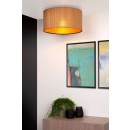 Lucide 03129/42/30 prisadené stropné svietidlo Magius 1x40W | E27 - ratan, stmievateľné