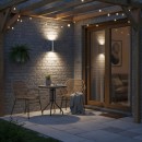 Ideal Lux 033013 vonkajšie nástenné svietidlo Gun 2x35W | GU10 | IP54 - hliník