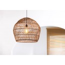 Lucide 03437/60/44 závesné stropné svietidlo Moloko 1x40W | E27 - okrová, ratan, stmievateľné