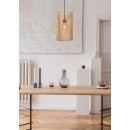 Lucide 03440/01/72 JANTINE závesné stropné svietidlo D260mm | 1xE27 - ratan, čierna