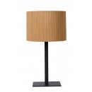 Lucide 03529/81/30 stolná lampička Magius 1x40W | E27 - ratan, vypínač na kábli