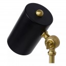 Lucide 03530/01/30 stolná lampička Brandon 1x40W | E14 - čierna, mramor a kov, vypínač na kábli