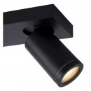 Lucide 09930/15/30 stropné bodové svietidlo 3x5W | LED GU10 | 3x320lm | 2200K / 3000K | IP44 - žiarovka je súčasťou balenia, čierna, nastaviteľné, stmievateľné, CCT
