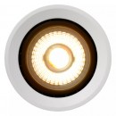 Lucide 09921/12/31 stropné bodové svietidlo Fedler 1x12W | LED GU10 | 820lm | 2200K / 3000K - žiarovka je súčasťou balenia, biela, stmievateľné, CCT