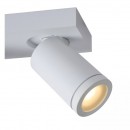Lucide 09930/10/31 stropné bodové svietidlo 2x5W | LED GU10 | 2x320lm | 2200K / 3000K | IP44 - žiarovka je súčasťou balenia, biele, nastaviteľné, stmievateľné, CCT