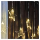 Emos DCGW02 LED záhradná dekoračná vianočná reťaz - záves hviezdy 5m 3,6W | 8LED | 2700K | IP44 - teplá biela