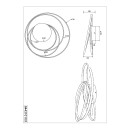 Trio SELECT  T644310179 LED prisadené stropné svietidlo NALA   | 57W integrovaný LED zdroj | 6800lm | 2300+3000+4000K