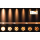 Lucide 09921/12/31 stropné bodové svietidlo Fedler 1x12W | LED GU10 | 820lm | 2200K / 3000K - žiarovka je súčasťou balenia, biela, stmievateľné, CCT