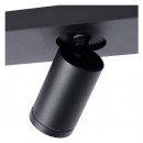 Lucide 09930/10/30 stropné bodové svietidlo 2x5W | LED GU10 | 2320lm | 2200K / 3000K | IP44 - žiarovka je súčasťou balenia, čierna, nastaviteľné, stmievateľné, CCT