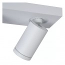 Lucide 09930/10/31 stropné bodové svietidlo 2x5W | LED GU10 | 2x320lm | 2200K / 3000K | IP44 - žiarovka je súčasťou balenia, biele, nastaviteľné, stmievateľné, CCT