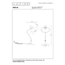 Lucide 05528/01/30 stolná lampička Pepijn 1x40W | E14