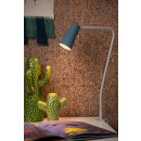 Lucide 05536/01/35 detská lampička s klipom Driss 1x25W | GU10 - modrá, vypínač na kábli
