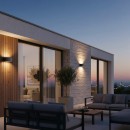 Ideal Lux 061597 vonkajšie nástenné svietidlo Andromeda 1x60W | E27 | IP55 - čierne