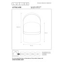 Lucide 06802/01/30 LITTLE JOE exteriérové ​​stolné svietidlo LED 0,3W | 30lm | 2800-3000K | IP44 - biela, prenosné
