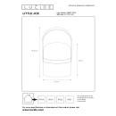 Lucide 06802/01/33 LITTLE JOE exteriérové ​​stolné svietidlo LED 0,3W | 30lm | 2800-3000K | IP44 - biela, prenosné