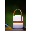 Lucide 06802/01/43 LITTLE JOE exteriérové ​​stolné svietidlo LED 0,3W | 30lm | 2800-3000K | IP44 - biela, prenosné