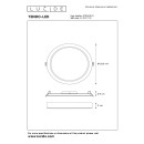 LED stropné svietidlo Lucide TENDO-LED 07105/18/31