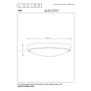 stropné svietidlo Lucide LEX 08109/02/31 2x60W E27