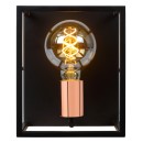 Lucide 08224/01/30 nástenná lampa Arthur 1x60W | E27 - čierna, stmievateľná